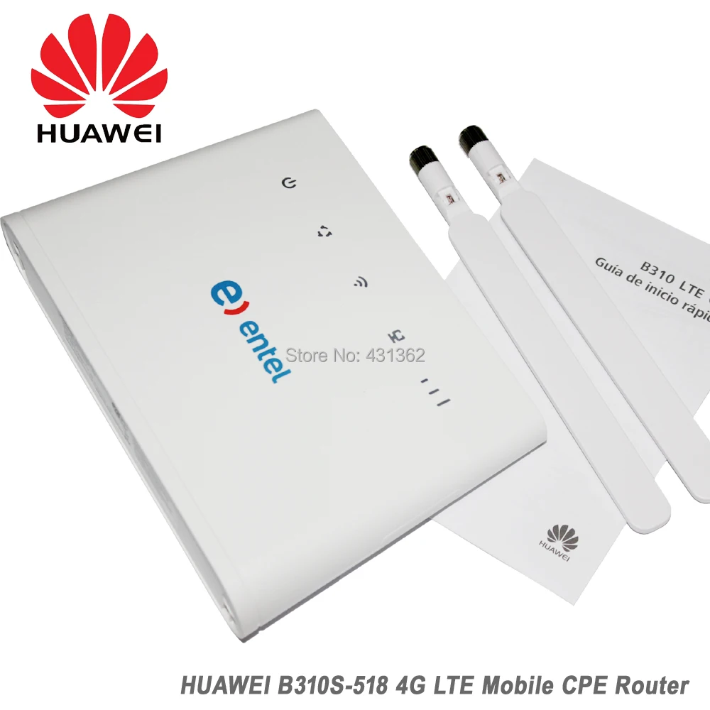 Разблокированный huawei B310S-518 150 Мбит/с 4G LTE самый безопасный беспроводной маршрутизатор Поддержка B1 B2 B4 B5 B7 B28