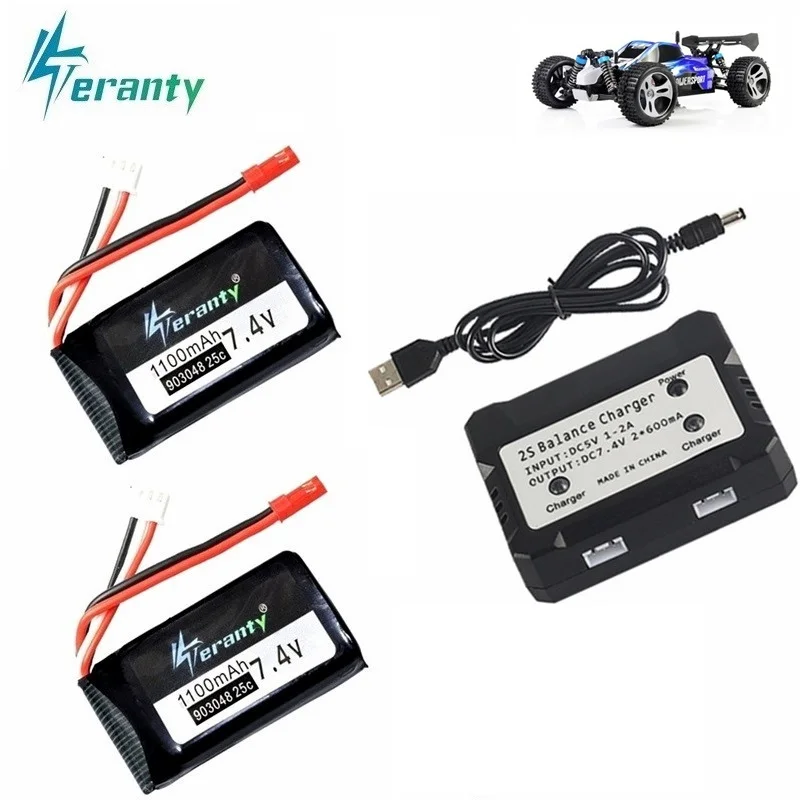 Сбалансированное зарядное устройство для Wltoys V353 A949 A959 A969 A979 k929 7 4 v 1100mah lipo батарея