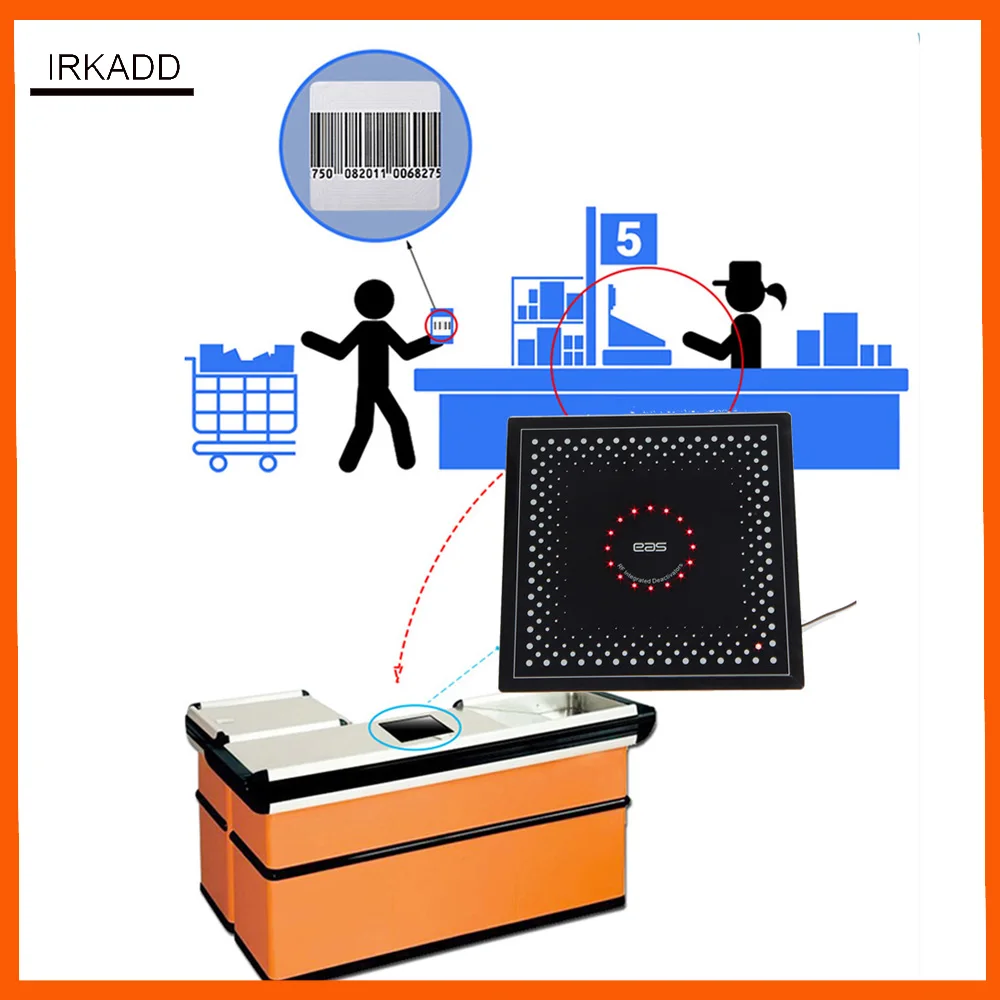 

RF8.2Mhz eas label deactivator supermarket security tag decoding machine for eas system 110V-250V free shipping