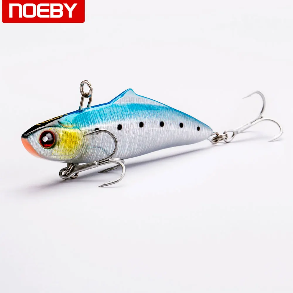 NOEBY sinking VIB lure bass pike walleye trout plastic fishing wobbler hard baits swimbaits