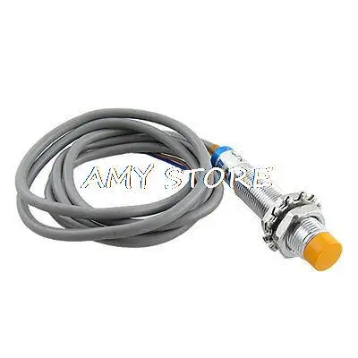 

4mm Cylindrical Inductive Proximity Sensor Detection Switch NO AC 90-250V 400mA