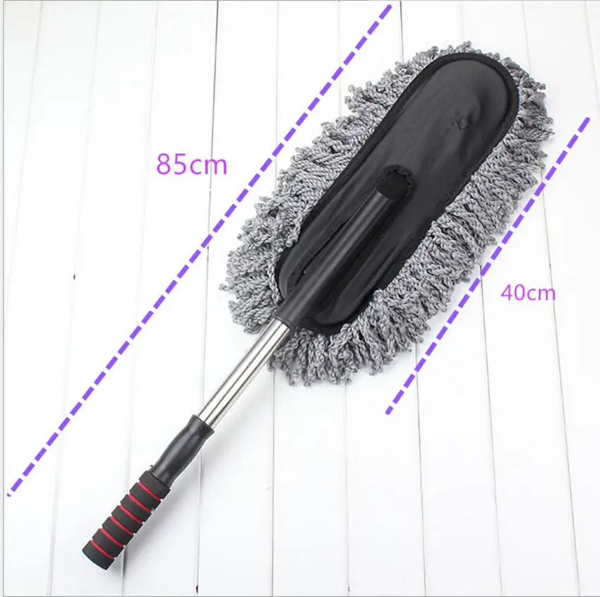 

Large Microfiber Telescoping Car Wash Body Duster Brush Dirt Dust Mop Cleaning Tool Dusting Mops Dusters