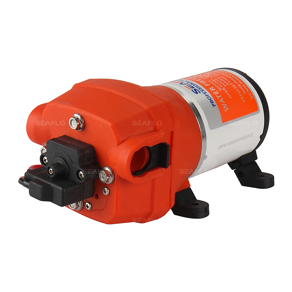 SEAFLO 12 В 4 камеры маломощный водяной насос 2 7 GPM 17PSI 4.5A морской RV лодка пруд фонтан