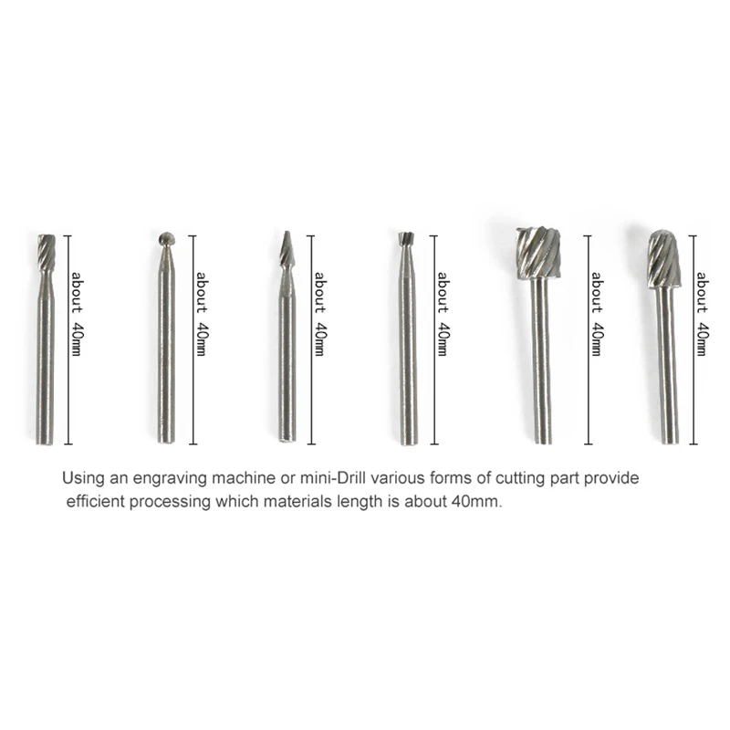Dutoofree Rotary Tools Special Seat Dedicated Locator Horn Fixed Base 6pcs Wood Milling Cutter Set