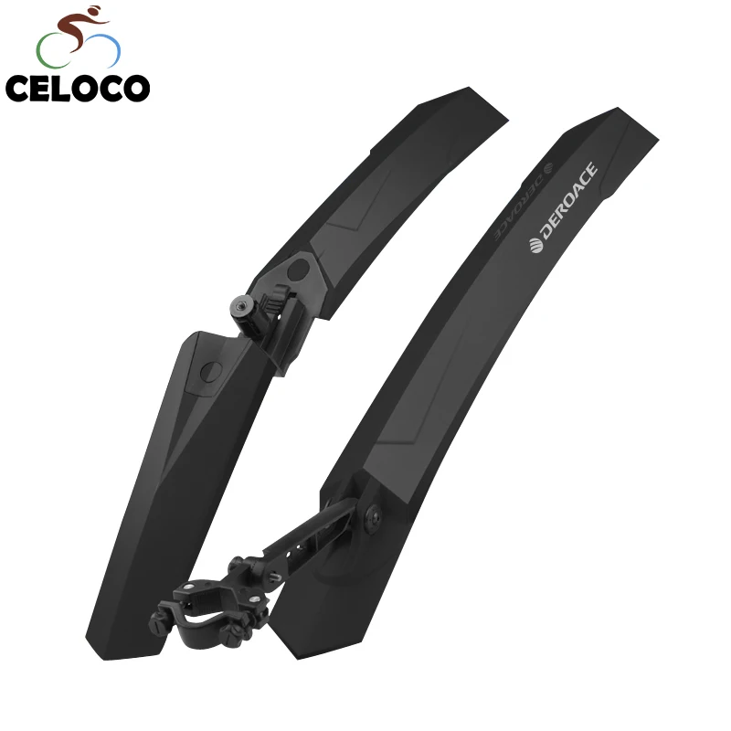 Guardabarros Para Bicicleta MTB - Delantero Y Trasero, Material PP, Diseño Fibra De Carbono 3K