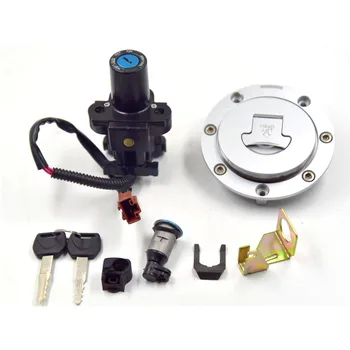 

Motorcycle Ignition Switch Fuel Gas Cap Cover Tank Lock Set with 2 Keys For Honda CBR600 03-06 VFR800 2003-2008