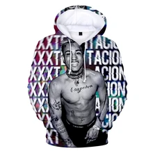 3D принт Xxxtentacion, мужские толстовки и свитшоты для мальчиков, рапер Xxxtentacion, 3D толстовки для мужчин/wo, Мужская толстовка Xxxtentacion