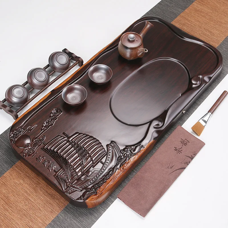 Chinese Solid Wooden tea trays tea board accessories kung fu tea Table