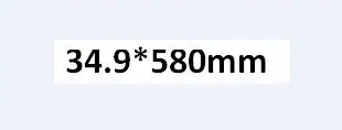 Полное углеродное волокно FCFB специальное Складное Сиденье трубки 580x33,9/34,9 мм - Цвет: matt