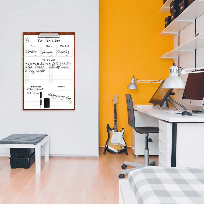 

Removable Wall Sticker To-Do list Weekly Daily Planner Schedule Calendar Children Study Chore Chart Writing Message Memo Board