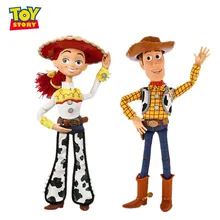 16 pulgadas 40CM de Disney Pixar juguete historia 3 4 sonido Woody Jessie acción modelo de personaje muñeca colección limitada juguete regalo de los niños