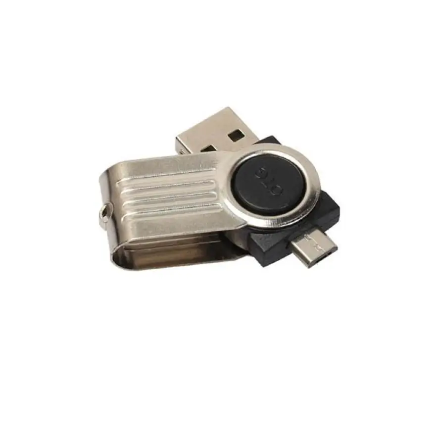 Высокоскоростной считыватель смарт карт OTG Micro USB к 2 0 SD TF кардридер адаптер для