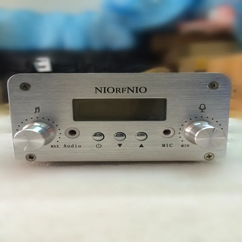 NIORFNIO 1 Вт/6 Вт FM аудио усилитель радио передатчик 76 108 МГц|Теле- и радиовещательное