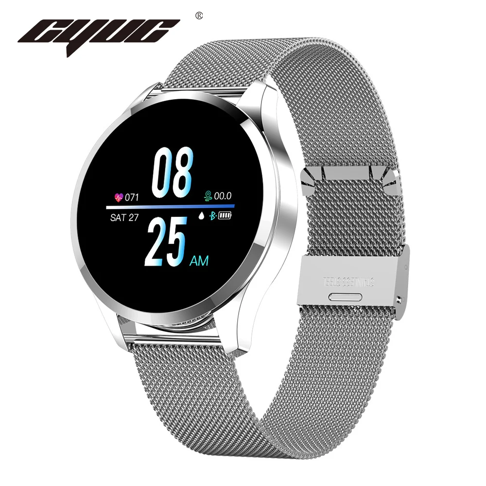 

CYUC Q9 Women Smart Watch Message call reminder men Smartwatch Heart Rate monitor Fashion Fitness Tracker For Android and IOS