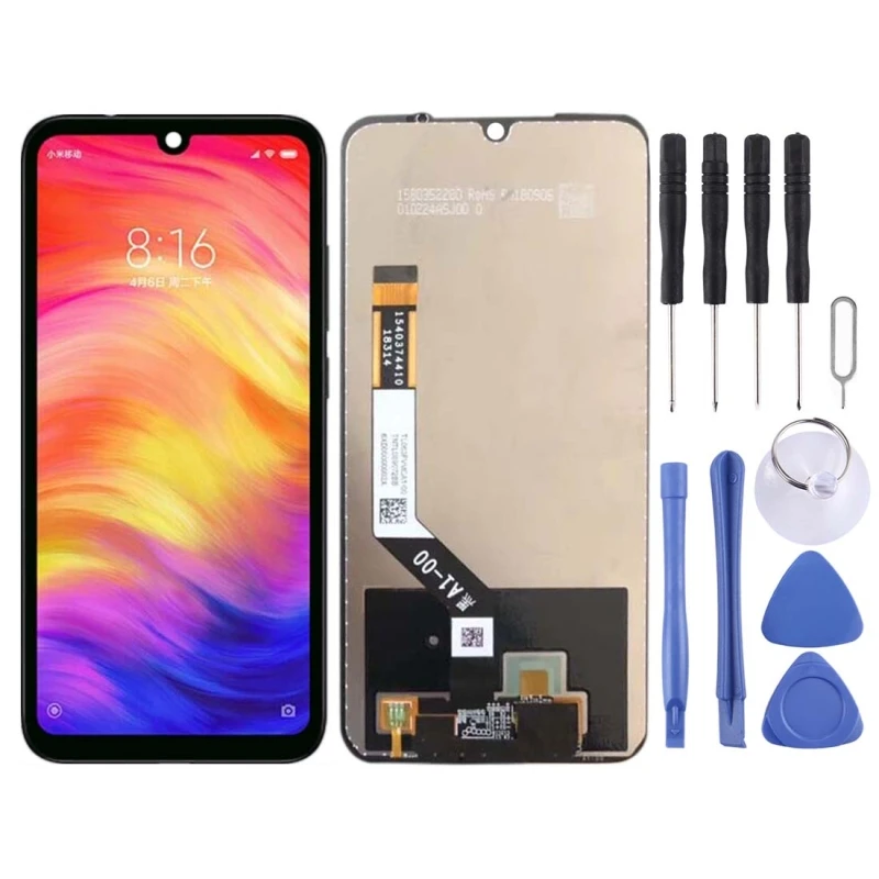 

LCD Screen and Digitizer Full Assembly for Xiaomi Redmi Note 7 / Note 7 Pro (Black)