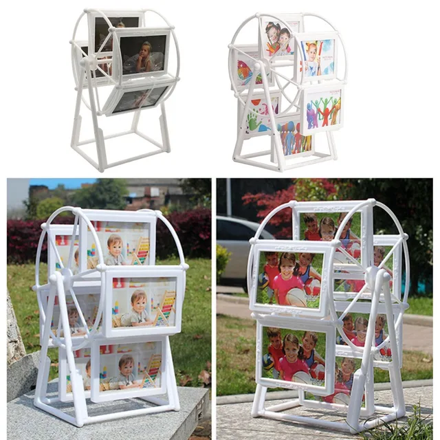 diy white photo frame picture frames ferris wheel windmill shape