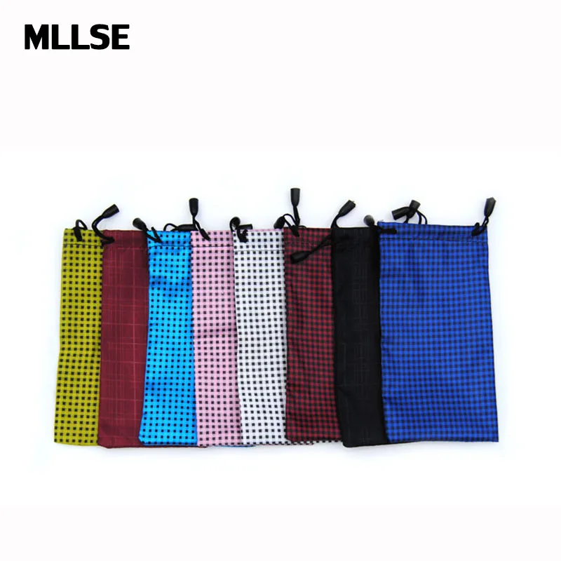 2017 Sunglasses Case Women Glasses font b Bag b font Dot Printing Triangular Fold Case Eye