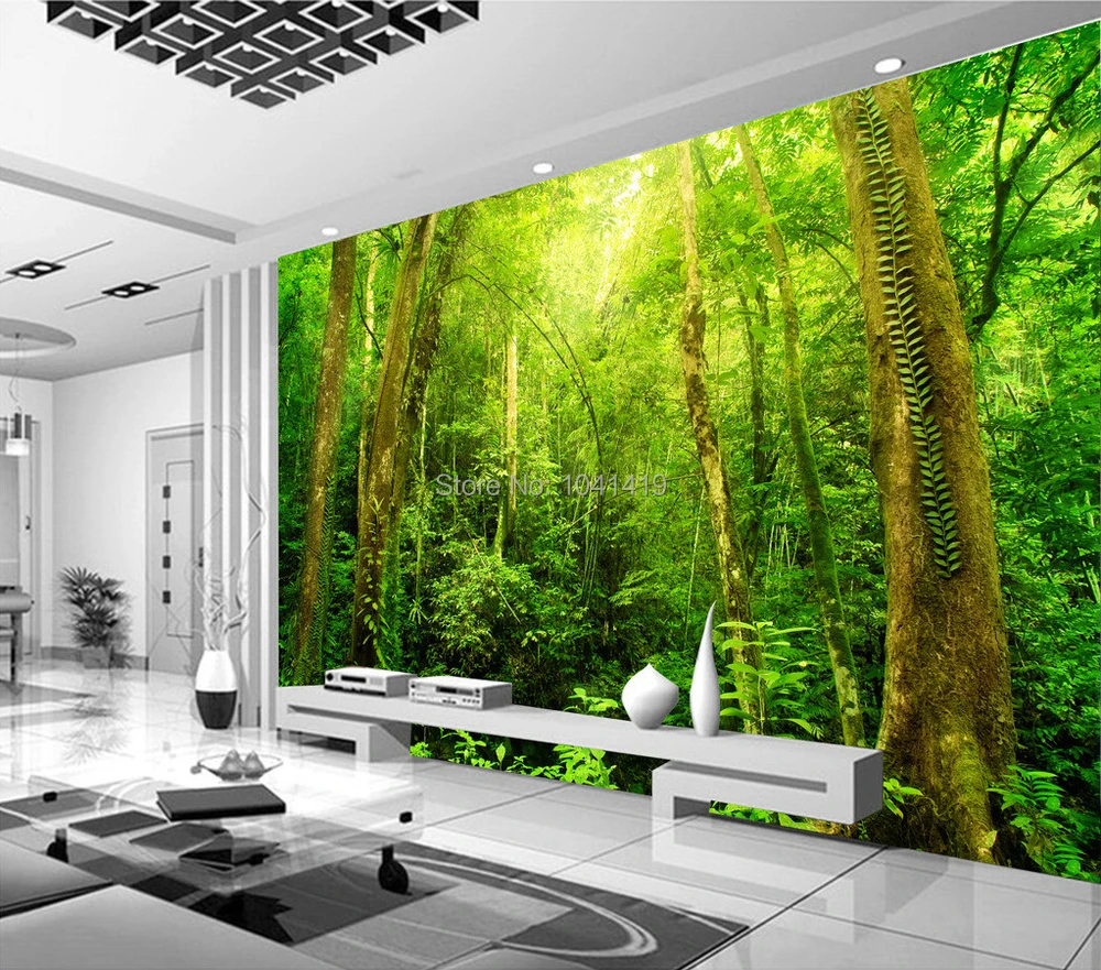 Cenário natural 3d hd grande mural da