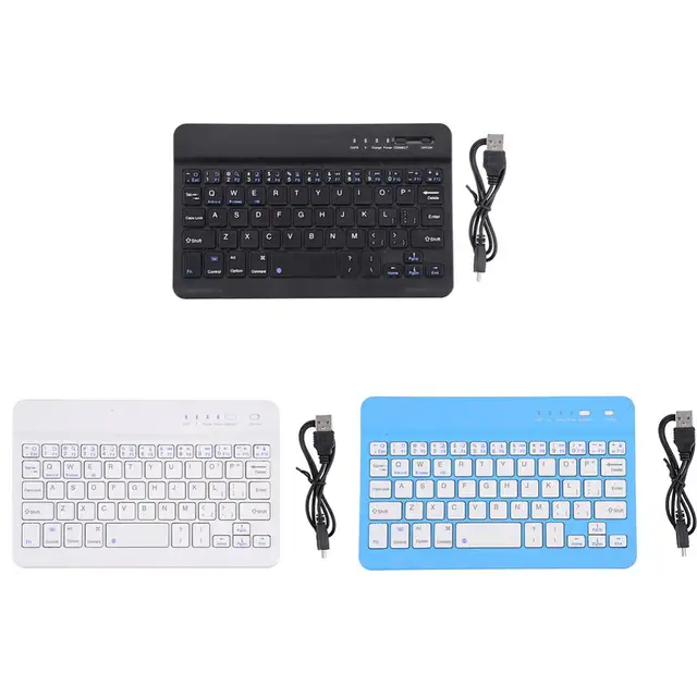 Universal 7 inches Quiet Slim Keyboard for iPad Galaxy Tabs IOS&Android