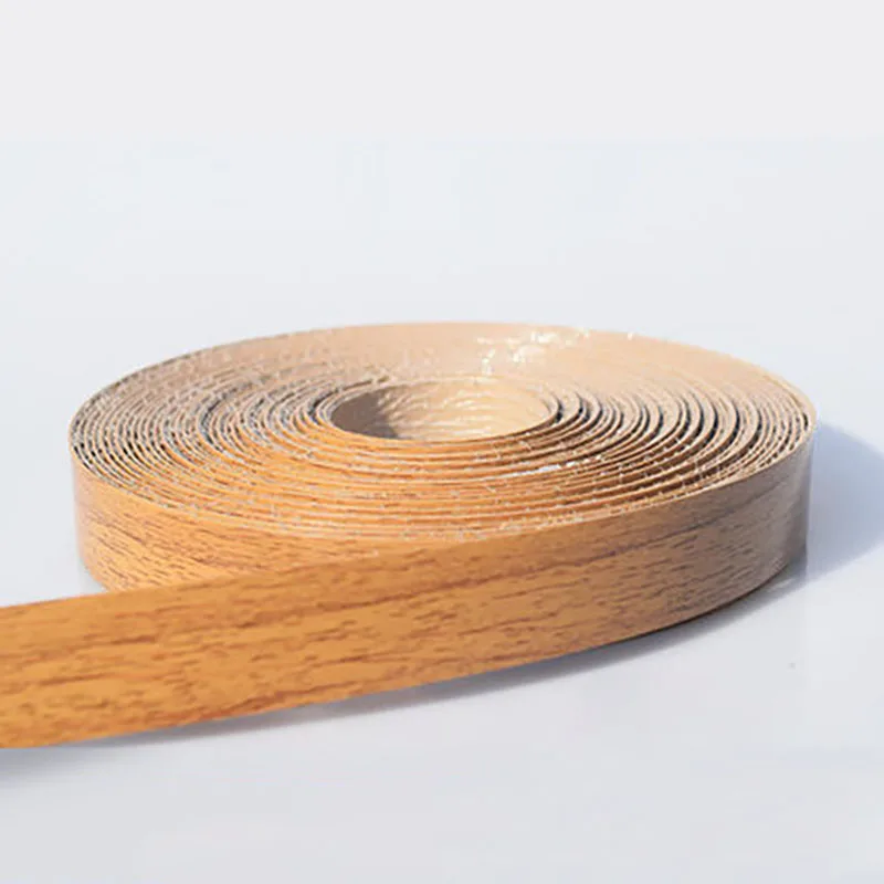 65 м/упак. 2,2 см деревянный шпон декоративный без клея ПВХ для отделки кромок для мебельного шкафа шкаф деревянный шпон Поверхностная окантовка - Цвет: 6