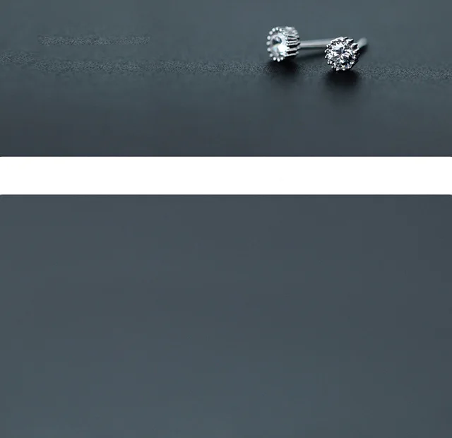Trusta,, 925 пробы, серебряные Модные женские милые крошечные серьги-гвоздики 4 мм X 4 мм с белым цирконием, подарок для девочек, детей, леди DS383