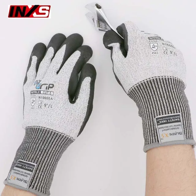SAFETY INXS Level 5 Anti-cut gloves: The Perfect Blend of Safety and Functionality