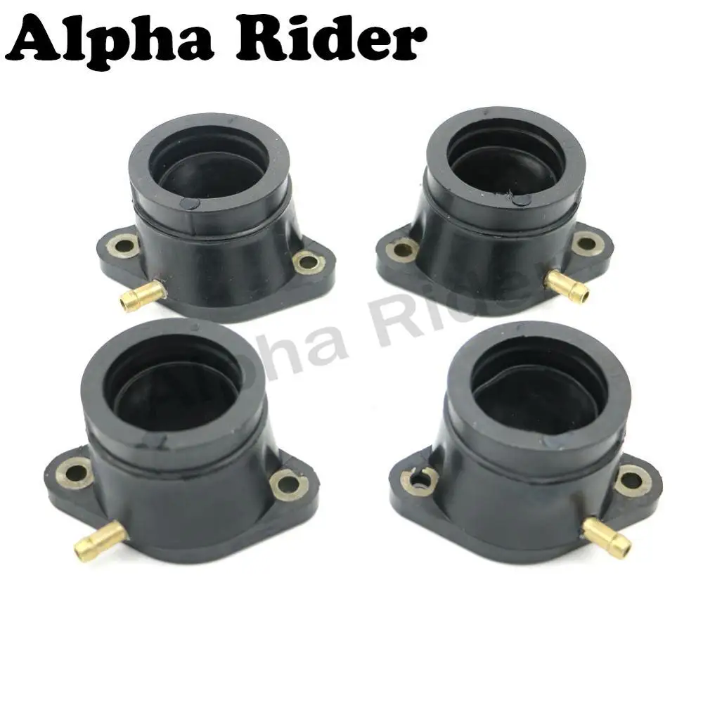 

4 Pcs Carburetor Manifold Interface Carburetter Intake Pipe Adapters Insulator Connectors Set for Yamaha XJR1200 XJR1300 FJR1300