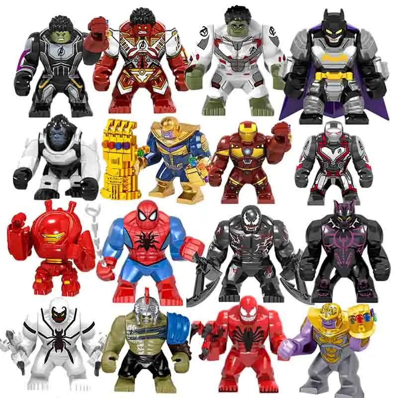 

Marvel Avengers 4 endgame Captain America iron man Thanos Hulk Building Blocks Figures Spider Man Toys for kids