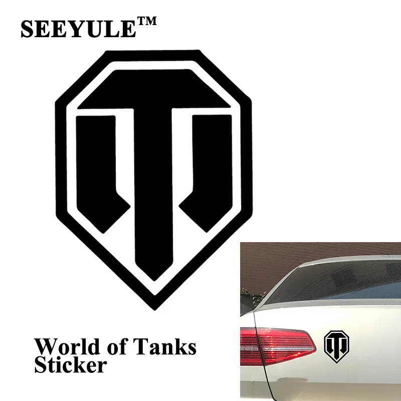 

1pc SEEYULE World of Tanks Emblem Label Decorative Car Sticker Reflective Military Tanks World Fan Sticker