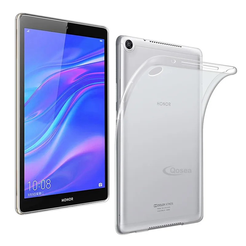 

For Huawei Honor Tab 5 8.0 Case Anti-Knock Slim Silicone Soft TPU MediaPad M5 8.4 10.8 10.1 Tablet Transparent Protective Cover