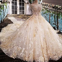 LS00165 vestido longo de festa see through back appliques cap sleeves lace ball gown beading lace evening dresses real photos