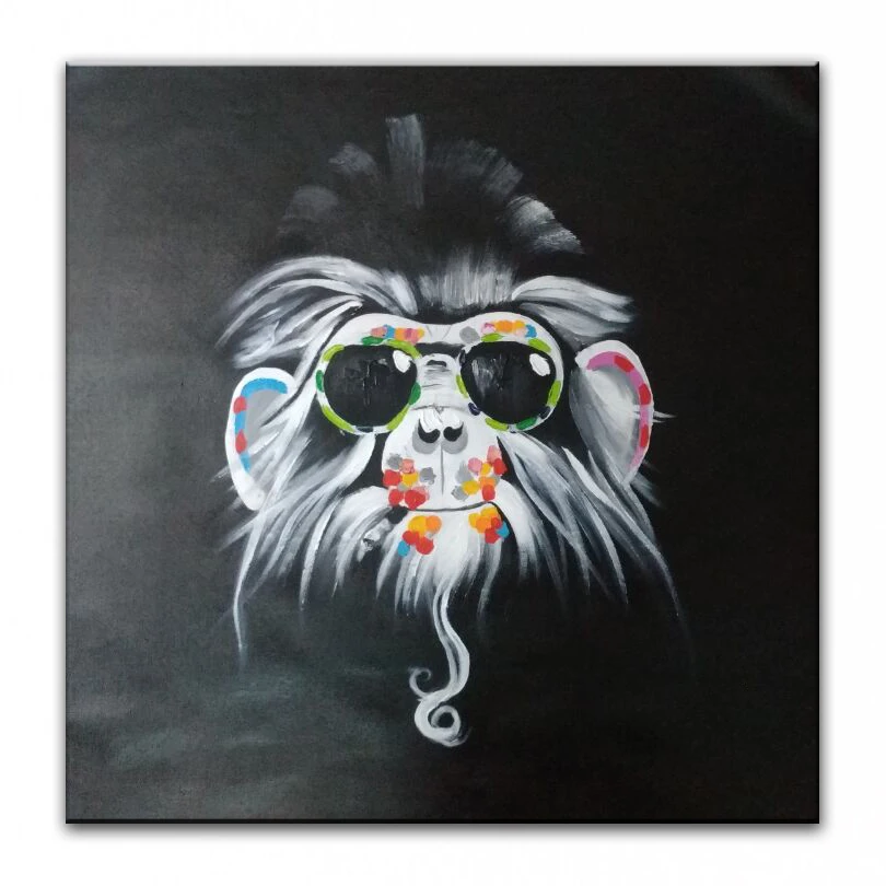 NEW-100-hand-painted-Cartoon-Oil-Painting-on-Canvas-Abstract-Animal-Wall-Art-for-Home-Decoration(2)