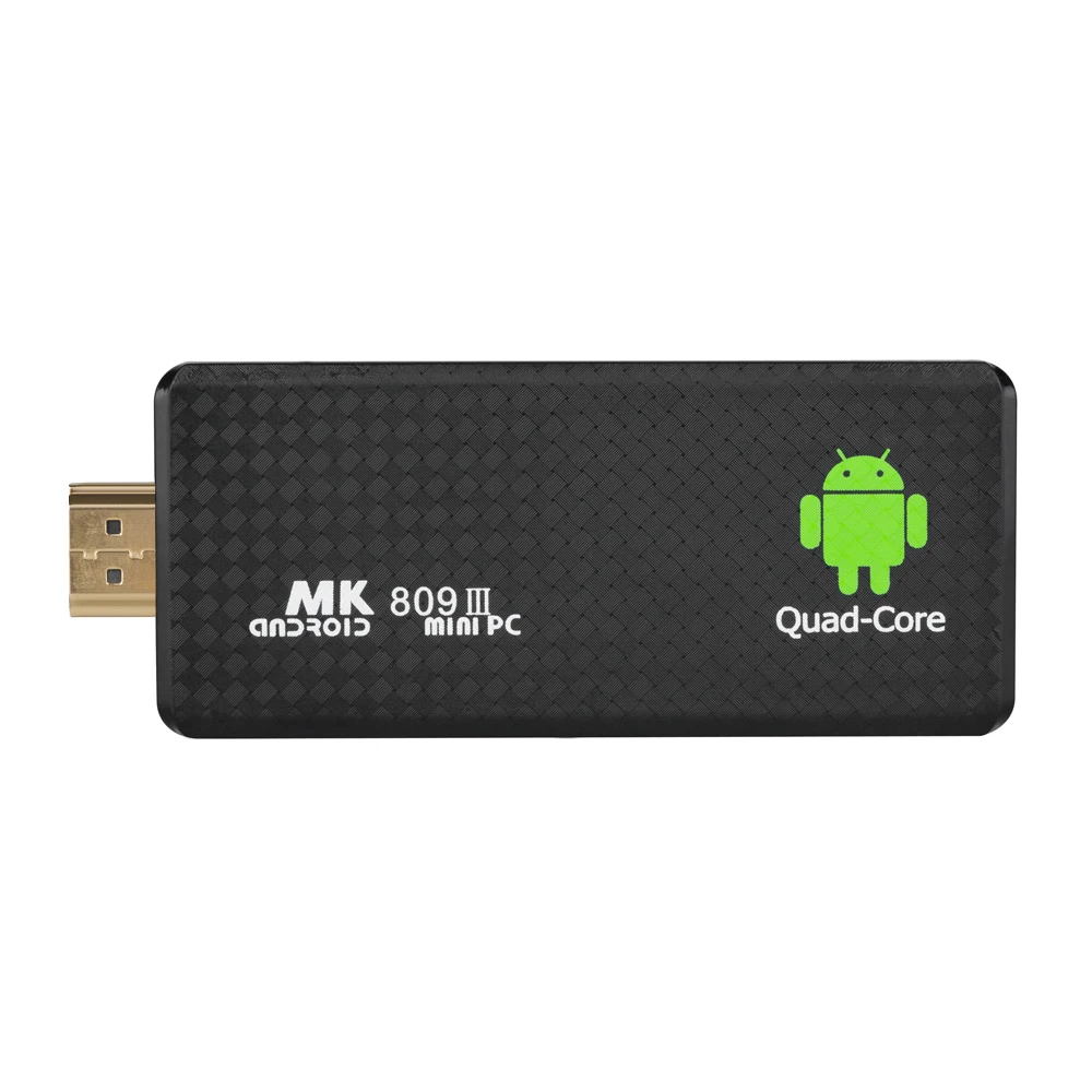 MK809 III 2GB 8GB Smart Android 5,1 tv Dongle RK3229 Четырехъядерный 4K tv Stick мини ПК DLNA WiFi медиаплеер+ клавиатура EN