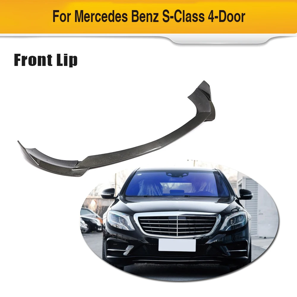 Передний бампер из углеродного волокна для Mercedes-Benz S Class S400L S500L S600L 4 Door Sport Sedan 2014 -
