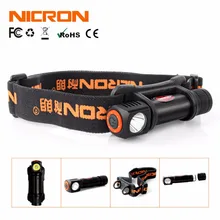 NICRON 1W Mini LED Head lamp 120Lm Camping 72 Meter Long Beam Waterproof IPX4 Flashlight HeadLight Torch Lamp H12