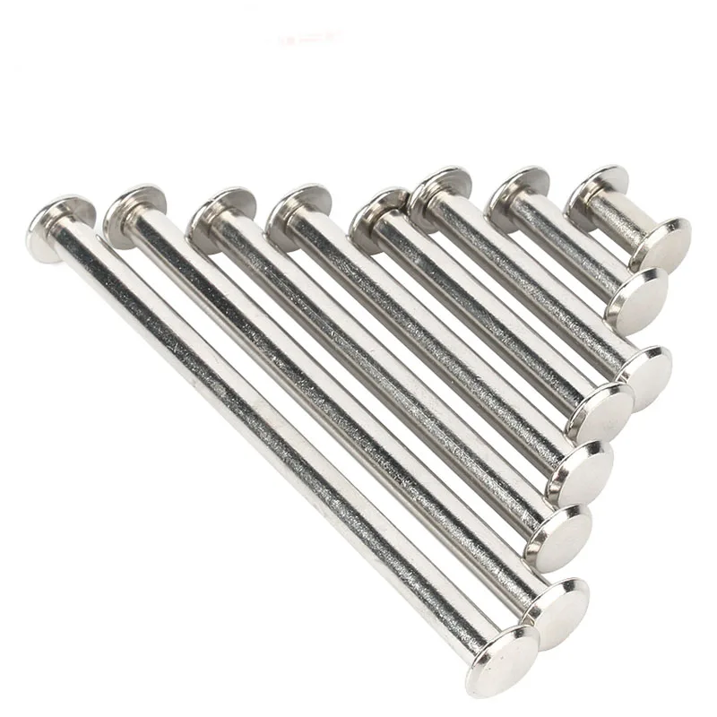 

2sets Mother rivet / book screw / album docking screw sample book lock screw nut recipe screw M5