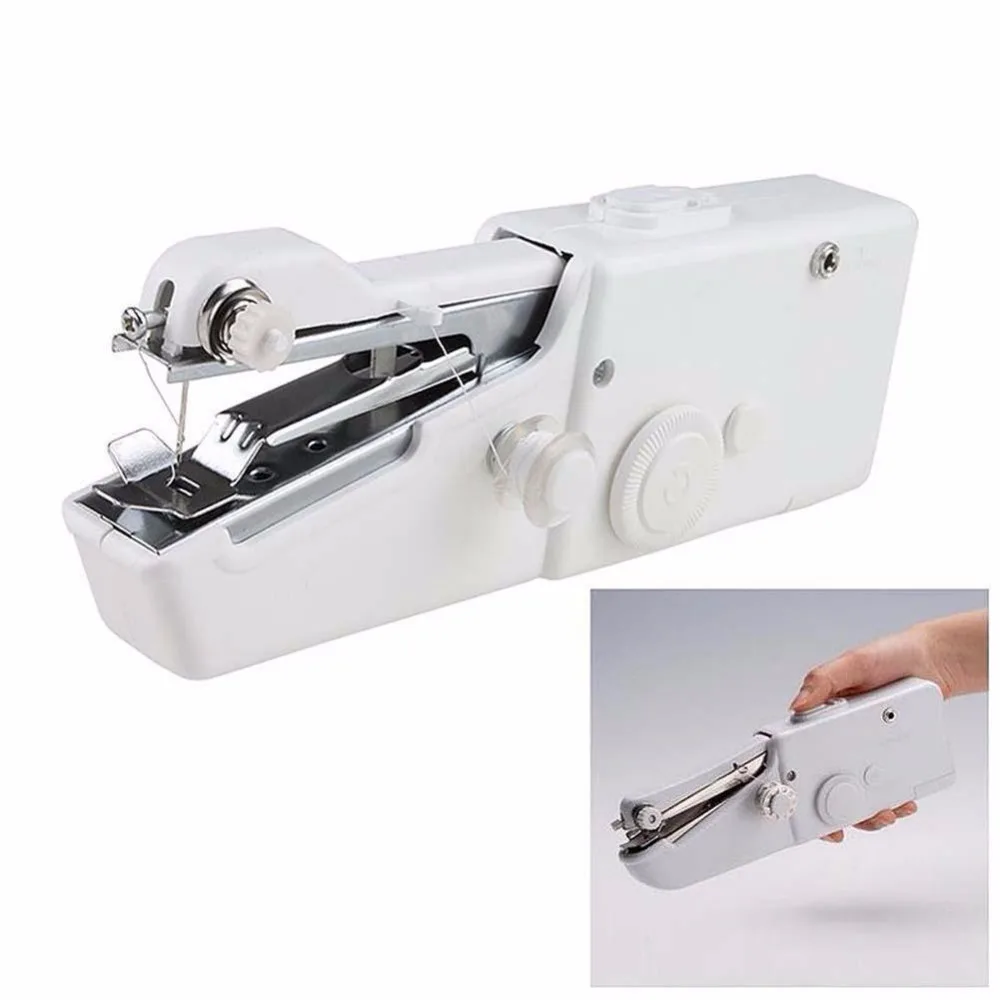 Mini Portable Handheld sewing machines Stitch Sew needlework Cordless