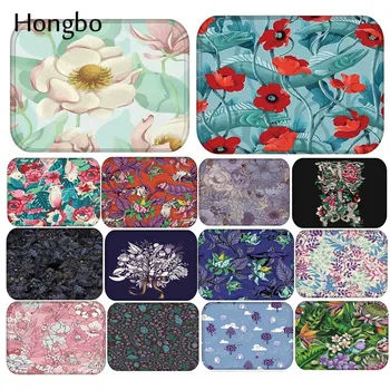 

Hongbo 40*60cm Flower Ocean Pattern Anti-Slip Carpet Door Mat Doormat Outdoor Kithchen Living Room Floor Mat Rug