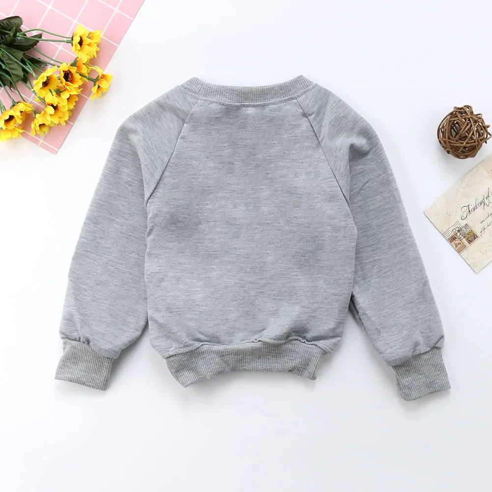 PUDCOCO Family Clothes Mother and Boy Long Sleeve Shirt Sweats Sweatshirt Autumn Winter Heart Casual Family Matching Outfits