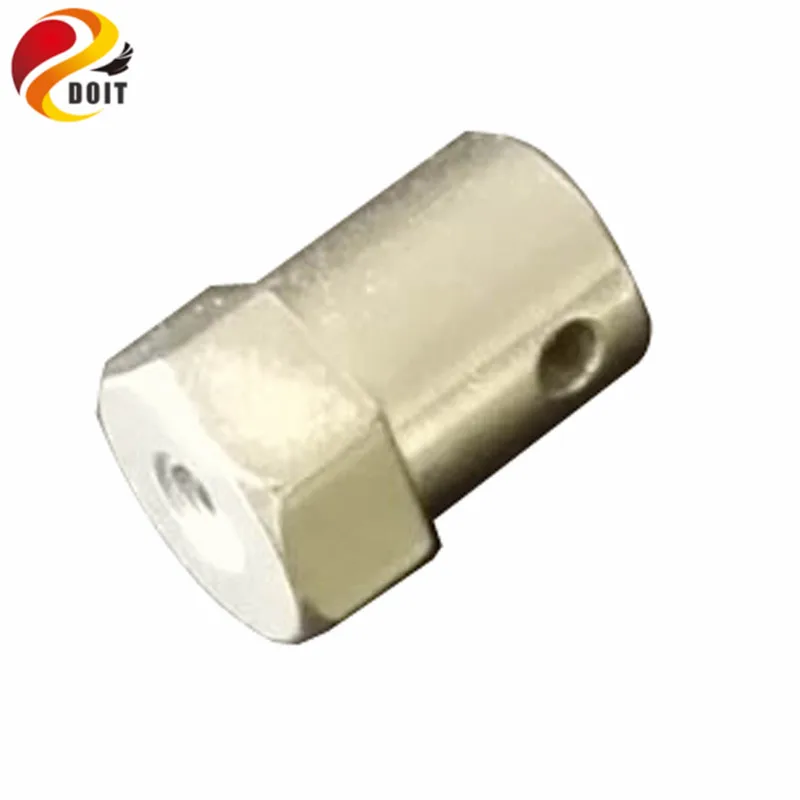 

DOIT Hex Iron Coupler /Hexagon Connector Copper Product /16mm length, 6 mm,5mm,4 mm,3mm/wheel,Motor Part for Smart Car