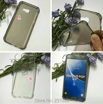 

Shockproof TPU Soft Case For Samsung Galaxy A3 A5 A7 J3 J7 2017 S8 Plus Clear Cell Phone Transparent GEL Skin Cover Luxury 20pcs