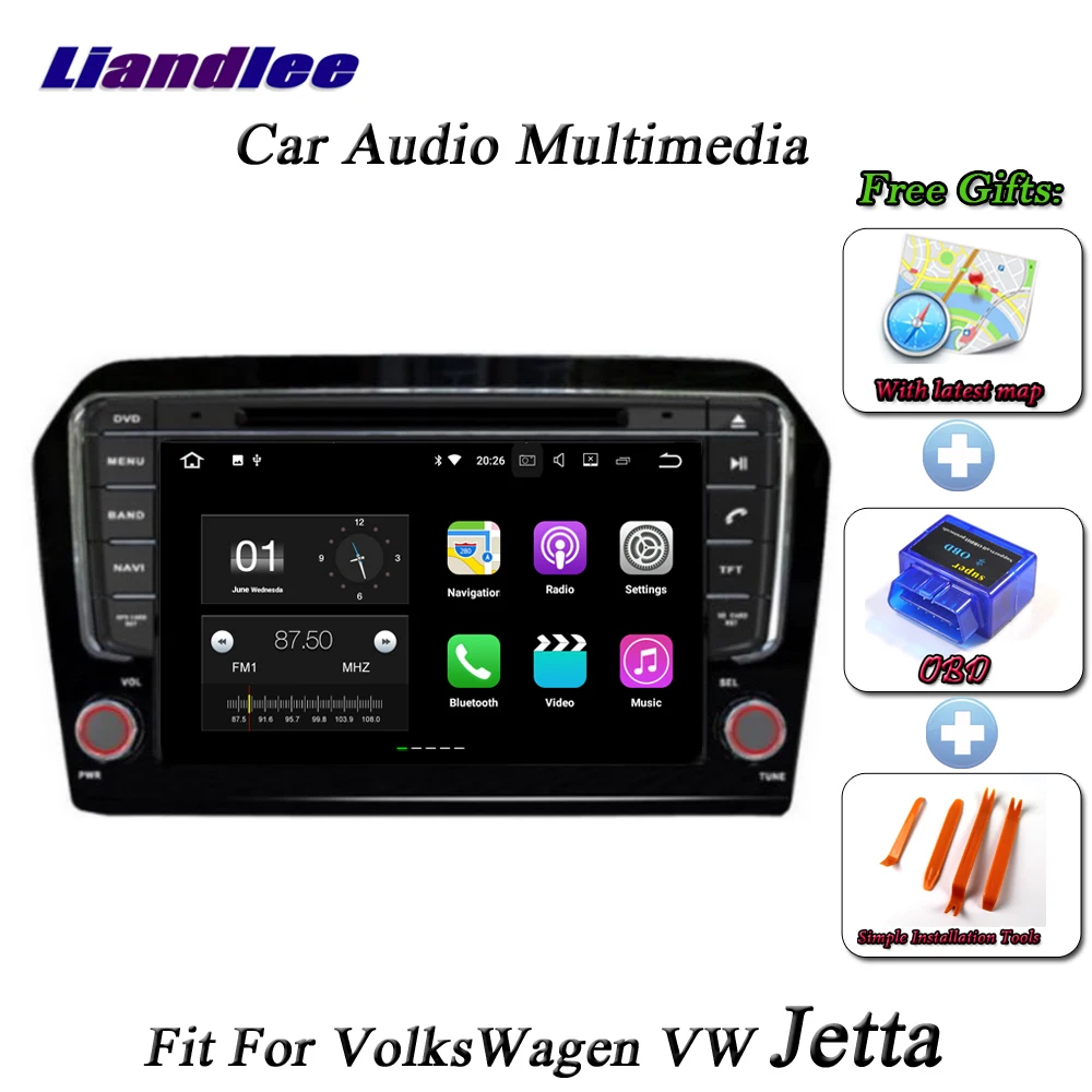 Clearance Liandlee Car Android System For Volkswagen Jetta 2013~2018 Radio CD DVD Player GPS Nav Navi Navigation HD Screen Multimedia 1