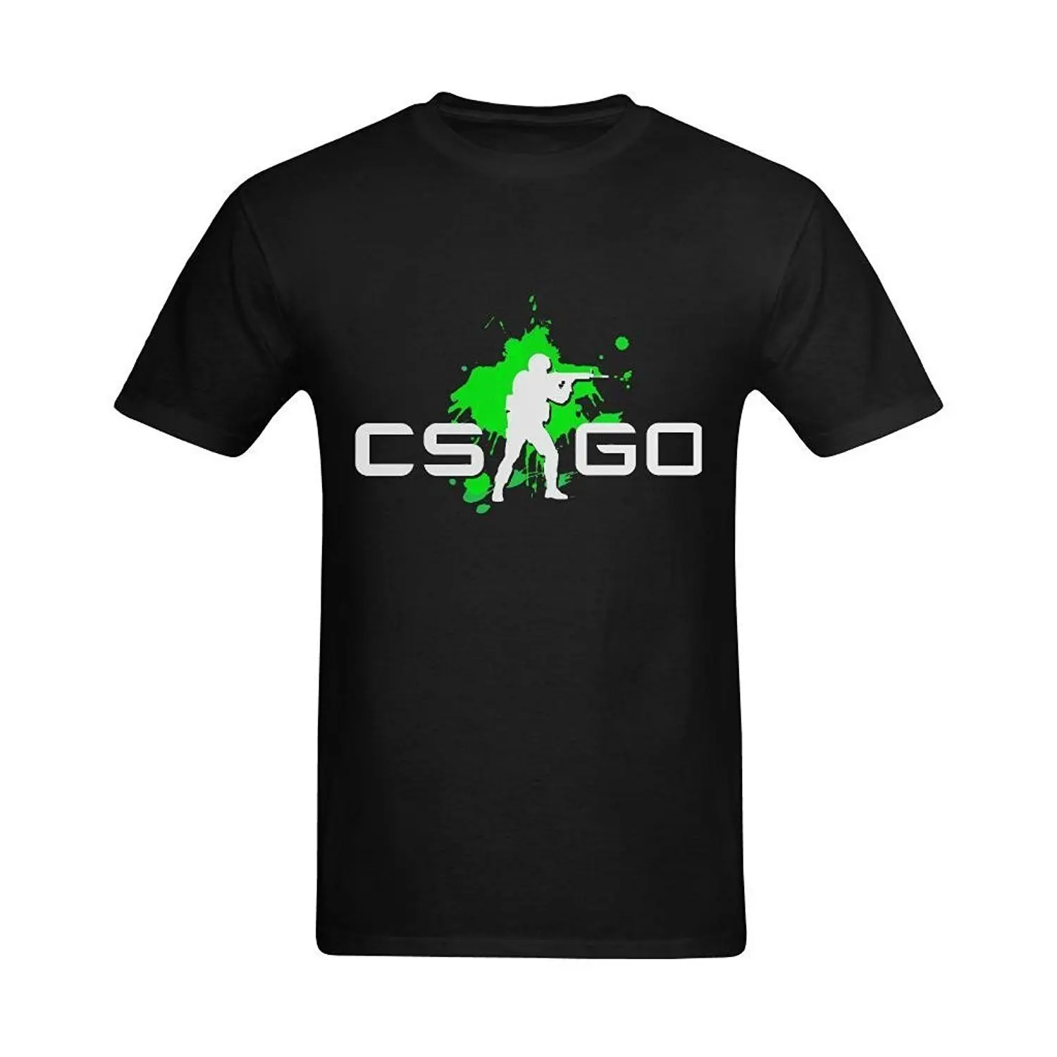 Для мужчин контр Страйк CS: GO футболка Смешные Прохладный Мода печатных короткий