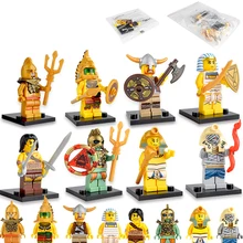 Figura Série 8 pcs Múmia Egípcia Medieval Cavaleiros blocos de Construção de Super Herói legoing Set para As Crianças