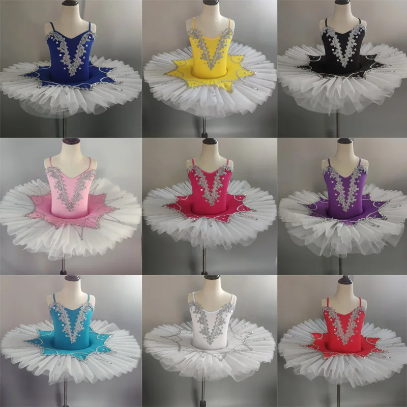 Kids Pink Princess Dance Dress Girl Ballet Dance Costume Child