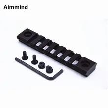 Страйкбол Тактический алюминиевый сплав 7 слотов Keymod оружейные крепления для прицела Quick Release QD Picatinny Weaver Rail Laser Sight Base Mount