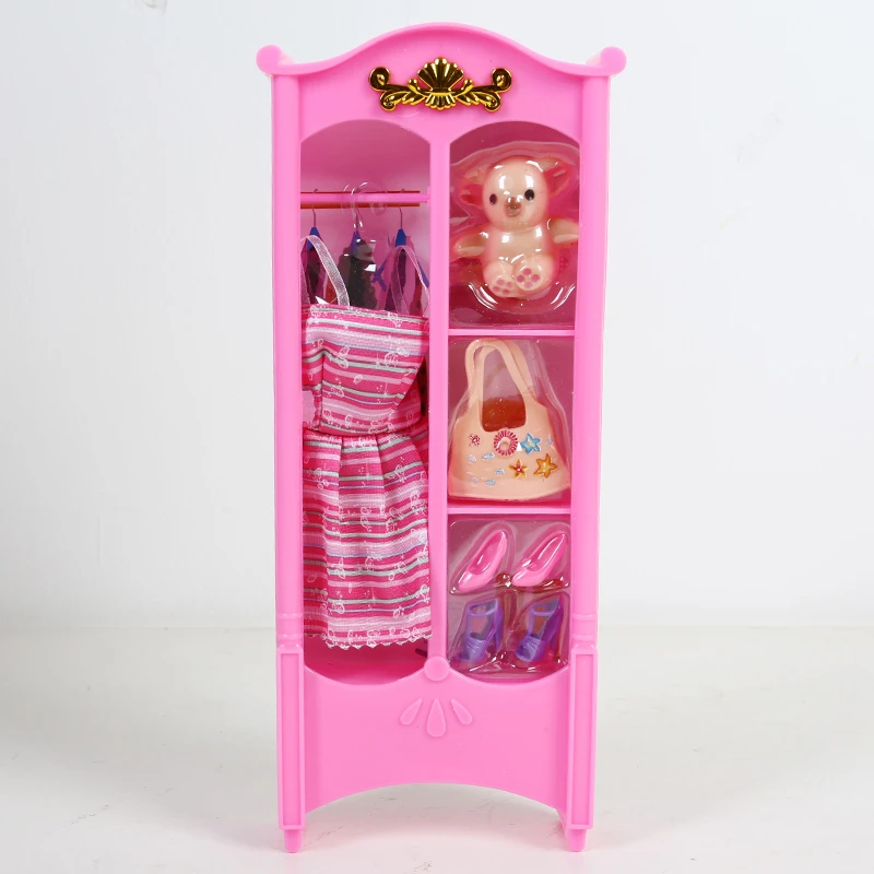 Enfants Enfants Bebe Fille De Express Belle Mini Jouet Jouer Jouet Costume Garde Robe En Plastique Accessoires De Parfum Bouteilles Sacs A Main Chaussures Aliexpress