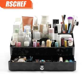 

RSCHEF jewelry storage box organizer box makeup organizer storage organizer rotating makeup organizer
