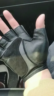 Vintage Open Knuckle Leather Driving glove b4b