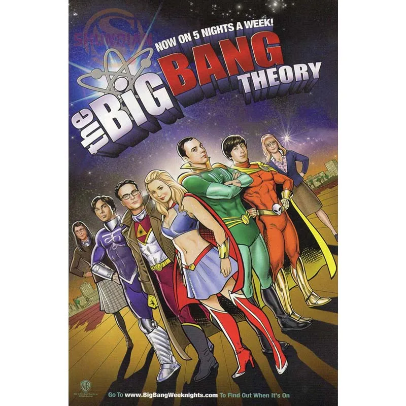 

The Big Bang Theory Poster Custom Canvas Poster Art Home Decoration Cloth Fabric Wall Poster Print Silk Fabric